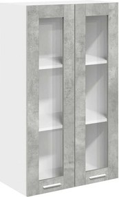 vidaXL Κρεμαστό ντουλάπι Σκυρόδεμα Γκρι 60 x 31 x 100 εκ.