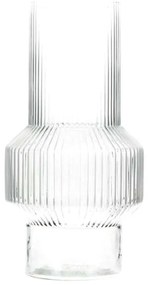 Βάζο Retro 012.862161000 18x34,50cm Γυάλινο Grey Glass