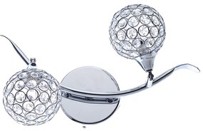 Φωτιστικό Επίτοιχο Aca AD20120032B SKYLAR Διάφανο (Transparent)
