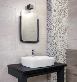 Amorgos White Matt 60x43 - Επιτραπέζιος νιπτήρας