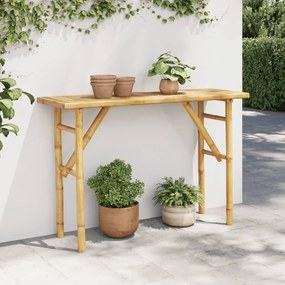 Τραπέζι Κονσόλα 115 x 39 x 75 εκ. από Μπαμπού - Καφέ