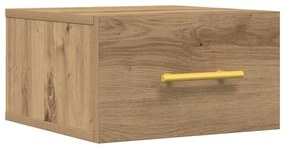 vidaXL Κομοδίνο artisan δρυς 35 x 35 x 20 εκ Επεξεργασμένο ξύλο