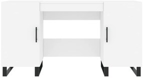 vidaXL Γραφείο Λευκό 140 x 50 x 75 εκ. από Επεξεργασμένο Ξύλο