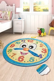 Χαλί Watch 876CHL1046 Blue-Multi Conceptum Hypnose 200X200cm Round