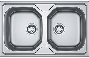 Franke New Value OLX 620-79 Λείος Inox Ανοξείδωτος Νεροχύτης 80cm