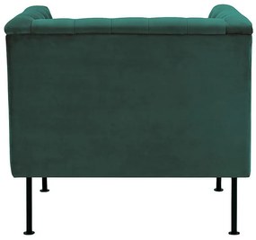 Πολυθρόνα Concept 55 185, Πράσινο, 75x85x85cm, Ταπισερί, Πόδια: Μεταλλικά