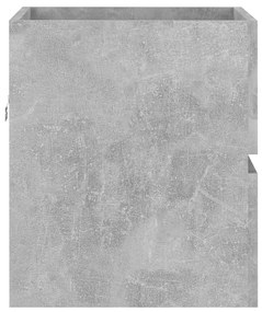 vidaXL Ντουλάπι Νιπτήρα Γκρι Σκυροδ. 41x38,5x45 εκ. Επεξεργασμένο Ξύλο