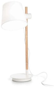 Φωτιστικό Επιτραπέζιο Axel 282091 20x27x66cm 1xE27 60W White Ideal Lux