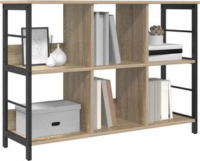 VidaXL Ράφι Βιβλίων 6 επιπέδων 102 x 32 x 72,5 εκ. Επεξεργασμένο Ξύλο