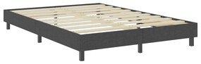 ΚΡΕΒΑΤΙ BOXSPRING ΣΚΟΥΡΟ ΓΚΡΙ 180 X 200 ΕΚ. ΥΦΑΣΜΑΤΙΝΟ 3054718