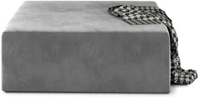 Πουφ Milek-Gkri Anoixto - 83.00Χ83.00Χ42.00cm