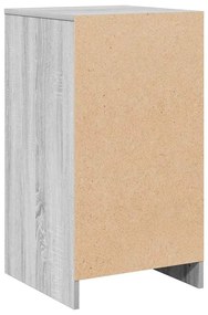 vidaXL Πλαϊνό γραφείο Γκρι sonoma 40 x 41 x 75 εκ Επεξεργασμένο ξύλο