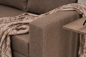 3-Seat Sofa-Bed Aly Arzilla - Brown Brown