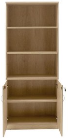 Βιβλιοθήκη γραφείου επαγγελματική Amazon χρώμα sonoma 80x40x200εκ 80x40x200 εκ.