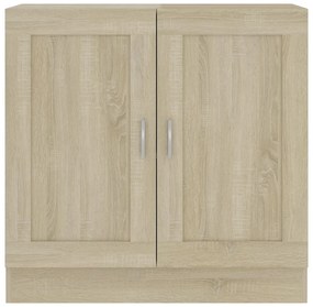 vidaXL Βιβλιοθήκη Χρώμα Sonoma Δρυς 82,5 x 30,5 x 80 εκ. Επεξ. Ξύλο