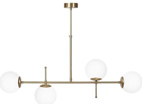 Φωτιστικό Οροφής Πολύφωτο Heronia Luna Gold/White 01-0423