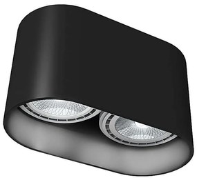 Φωτιστικό Οροφής - Σποτ Oval 9240 Black Nowodvorski Aluminium