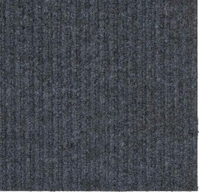 vidaXL Δερμάτινο Χαλί Γκρι 80 x 150 cm ύφασμα