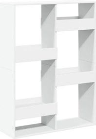 vidaXL Βιβλιοθήκη Λευκή 100x33x135 εκ. από Επεξεργασμένο Ξύλο