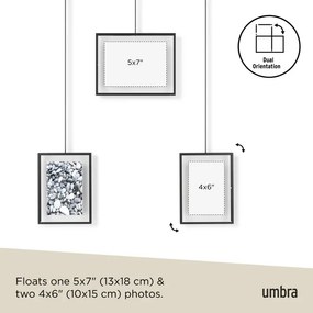 Umbra Exhibit μεταλλική πολυκορνίζα 67Χ46εκ 1016057-040