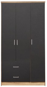 ΝΤΟΥΛΑΠΑ 3ΦΥΛΛΗ ME 2 ΣΥΡΤΑΡΙΑ CAESAR HM340.04 SONAMA ΜΕ ΓΚΡΙ 89x42,5Χ181εκ.