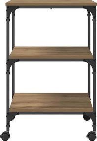 vidaXL Σταντ Εκτυπωτή Artisan Oak 50 x 41 x 75 εκ Επεξεργασμένο ξύλο