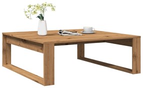 Τραπεζάκι Σαλονιού Artisan Δρυς 100x100x35 εκ. Επεξ. Ξύλο