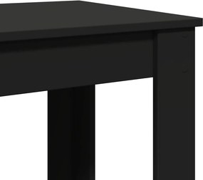 vidaXL Τραπέζι Μπαρ Μαύρο 51x50x103,5 εκ. Επεξ. Ξύλο