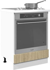 vidaXL Ντουλάπι για Φούρνο Sonoma Δρυς 60x46x81,5 εκ. Επεξ. Ξύλο