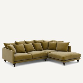 Γωνιακός καναπές από βελούδο, Lazare