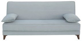 Καναπές Κρεβάτι Τριθέσιος ArteLibre LEO Ανοιχτό Γκρι 190x84x86cm