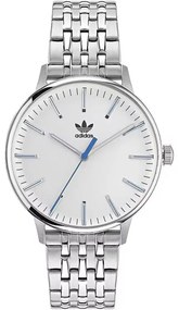Unisex Ρολόγια Adidas CODE ONE Λευκό Ασημί (Ø 38 mm)