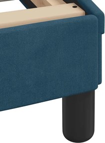 vidaXL Κρεβάτι με Στρώμα Μπλε 80 x 200 εκ. Βελούδινος