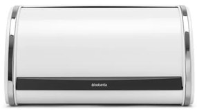 Brabantia 1003254 Ψωμιέρα με Καπάκι Μεταλλική Roll Top, White