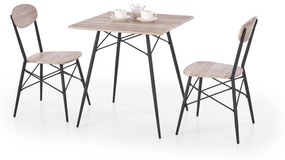KABIR square, table 2 chairs DIOMMI V-CH-KABIR_KWADRAT-ZESTAW DIOMMI-60-21385