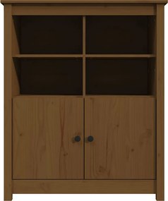 vidaXL Ντουλάπι Καφέ Μέλι 83x41,5x100 εκ. από Μασίφ Ξύλο Πεύκου