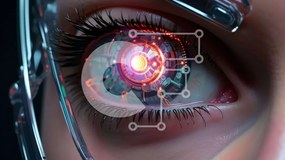 Intra Συλλεκτικό Ξύλινο Παζλ Plywood 4mm - Γυναικείο μάτι καλυμμένο με προστατευτικό εξοπλισμό Σε Ξύλινο Κουτί - Διαστάσεις Puzzle: 10x10 cm – 25 κομμάτια