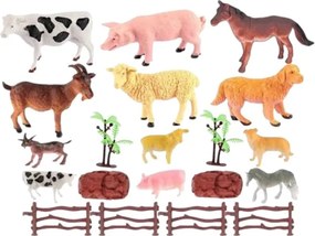 Σετ φιγούρες ζώων φάρμας - 20pcs - 146-61E - 917521