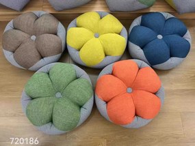 Μαξιλάρι καρέκλας Πουφ - 50cm - 720186 - Light Brown/Orange