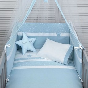 Σεντόνι Βρεφικό Σετ 3Τμχ Des: 371-Muslin Ciel Baby Oliver Λίκνου 75x100cm Muslin