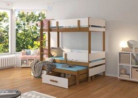 Κουκέτα Kiruna-180 x 80-Drus-Leuko