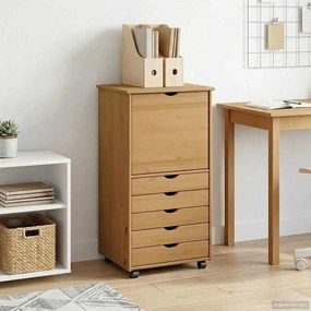 vidaXL Κινητό Ντουλάπι MOSS 53 x 39 x 103 cm Στερεό ξύλο πεύκου