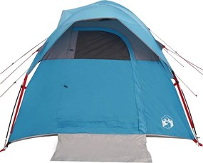 vidaXL Σκηνή Κάμπινγκ 5 Ατόμων Αδιάβροχη Μπλε