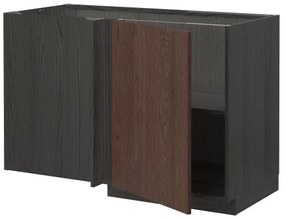 METOD γωνιακό ντουλάπι βάσης με ράφι, 128x68 cm 694.548.28