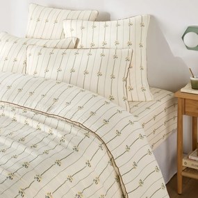 Παπλωματοθήκη από βαμβακερή μουσελίνα με φλοράλ μοτίβο, RISETTI