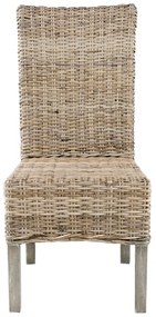 Artekko Rattan Καρέκλα Ξύλο Ρατάν σε Φυσική Απόχρωση (48x62x103)cm