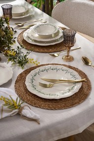 Dinner Set (24 Pieces) Windsor Garden Green
Dark Pink
White