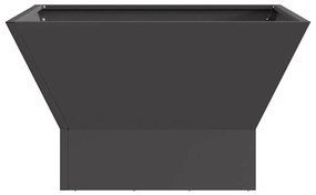 vidaXL Φωτιά Μαύρο 60 x 60 x 35 cm Ατσάλι