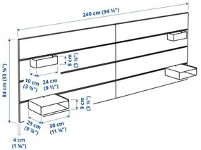 NORDLI κεφαλάρι, 140/160 cm 103.729.76