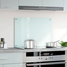 vidaXL Πλάτη Κουζίνας Γαλακτώδες 70 x 50 εκ. από Ψημένο Γυαλί